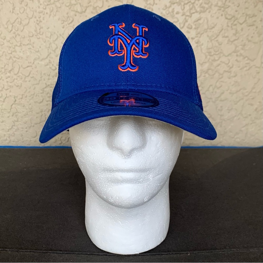 New York Mets Hat Cap Fitted Men's L/XL New Era 39Thirty Batting Practice MLB
